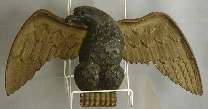 Carved, painted, and gilt wood