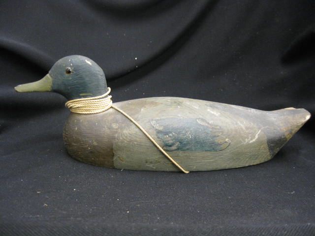 Carved & Painted Wood Decory of a