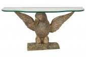 CARVED & PAINTED WOOD GLASS-TO