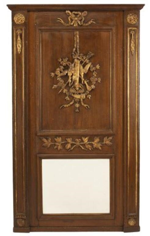 CARVED & PARCEL GILT TRUMEAU