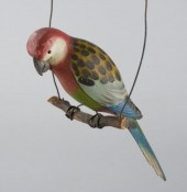 CARVED PARROTA carved parrot i