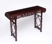 CARVED & PIERCED CHINESE ROSEW