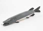 CARVED PIKE, CA. 1975One of tw