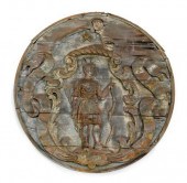 Carved pine Seal of the Common
