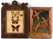 CARVED PLAQUE AND BUTTERFLY SP