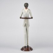 CARVED & POLYCHROMED BUTLERAn