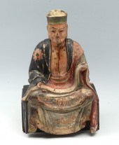 CARVED & POLYCHROMED JAPANESE