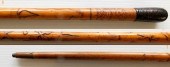 CARVED 'PUGILISTS' FOLK ART CA