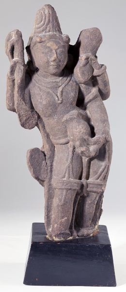 Carved Red Sandstone Relief
