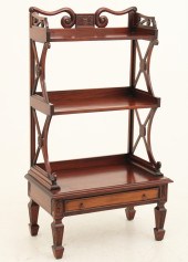 CARVED REGENCY STYLE 3 TIER MA