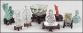 CARVED ROCK CRYSTAL BUDDHA. To