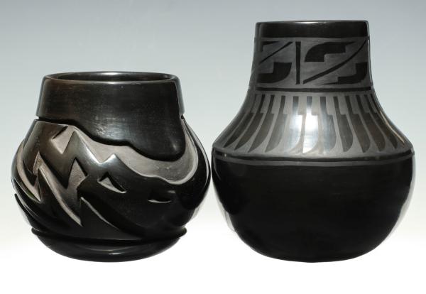 CARVED SANTA CLARA AND POLISHED SAN