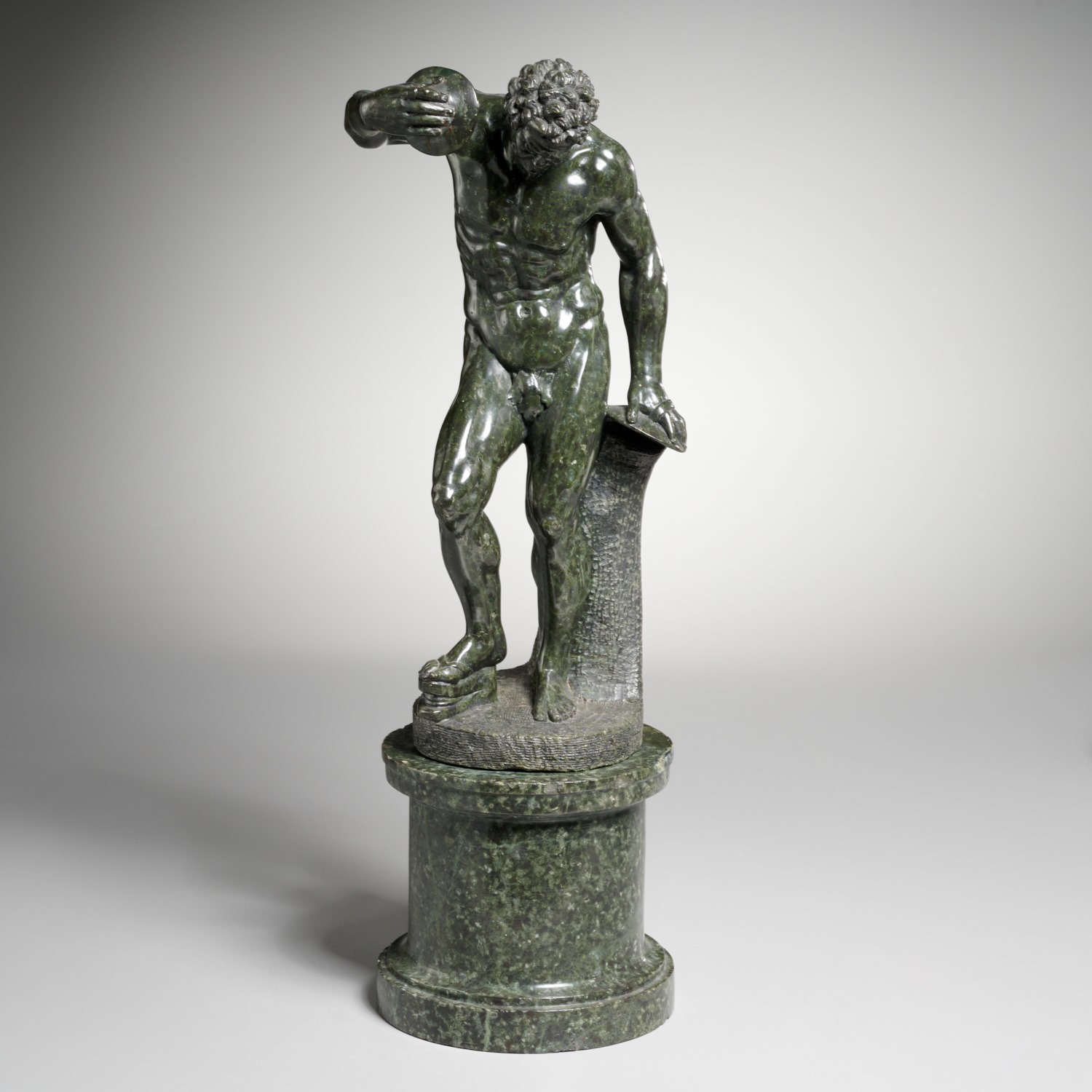 CARVED SERPENTINE SCULPTURE,
