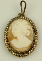 Carved shell cameo lot, c/o  Y
