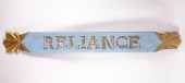 CARVED SHIP'S QUARTERBOARD "RE