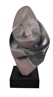 CARVED SHONA STONE FIGUREon a