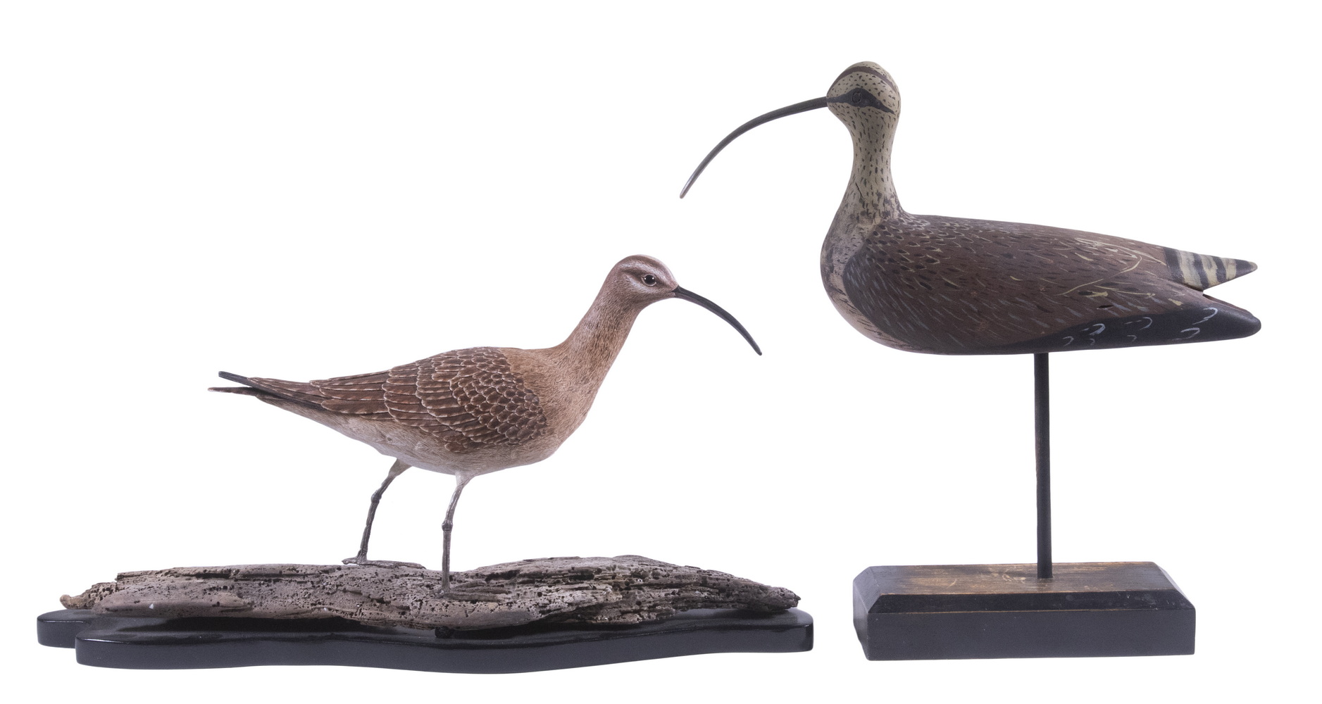 CARVED SHOREBIRD SCULPTURES Lot