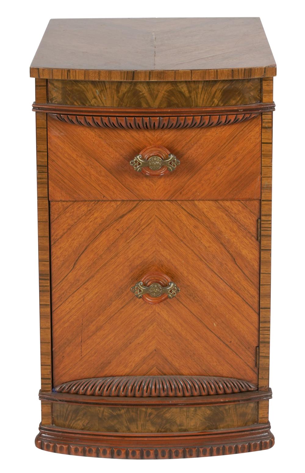 CARVED SIDE CABINEThaving a