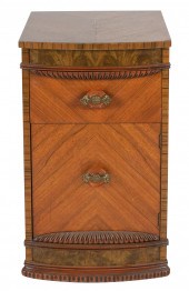 CARVED SIDE CABINEThaving a dr