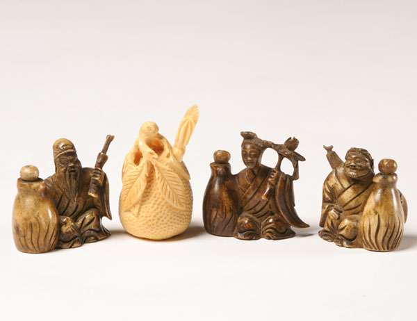 Carved signed elephant ivory