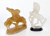 Carved soapstone figures of re
