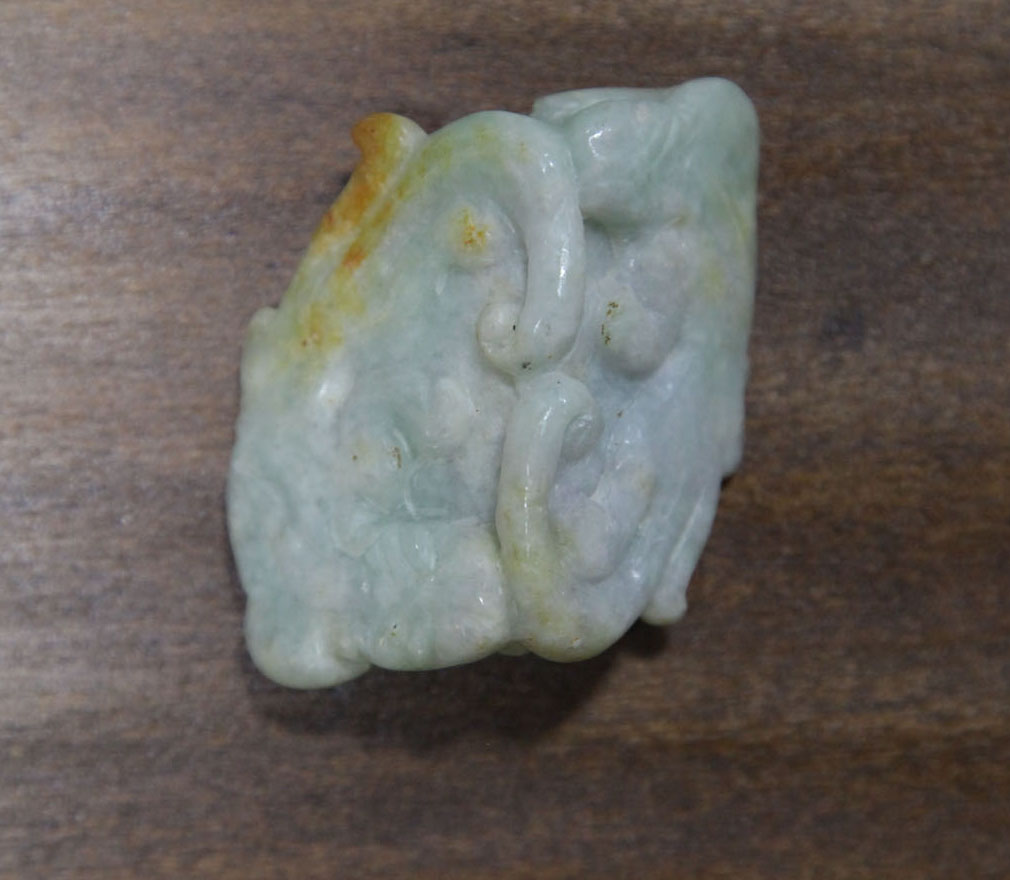 CARVED STONE.  Asian  20th century.
