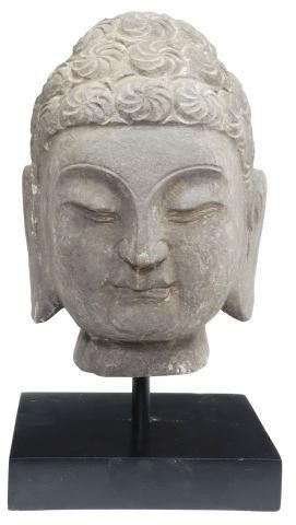CARVED STONE HEAD OF THE
