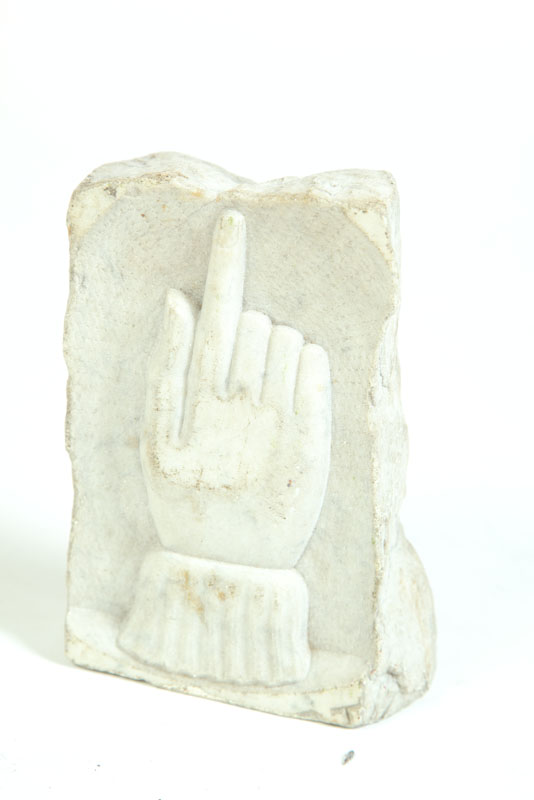 CARVED STONE.  Probably American 