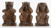 CARVED STONE &QUOT;SEE NO EVIL