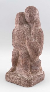 CARVED STONE SCULPTURE AFTER W