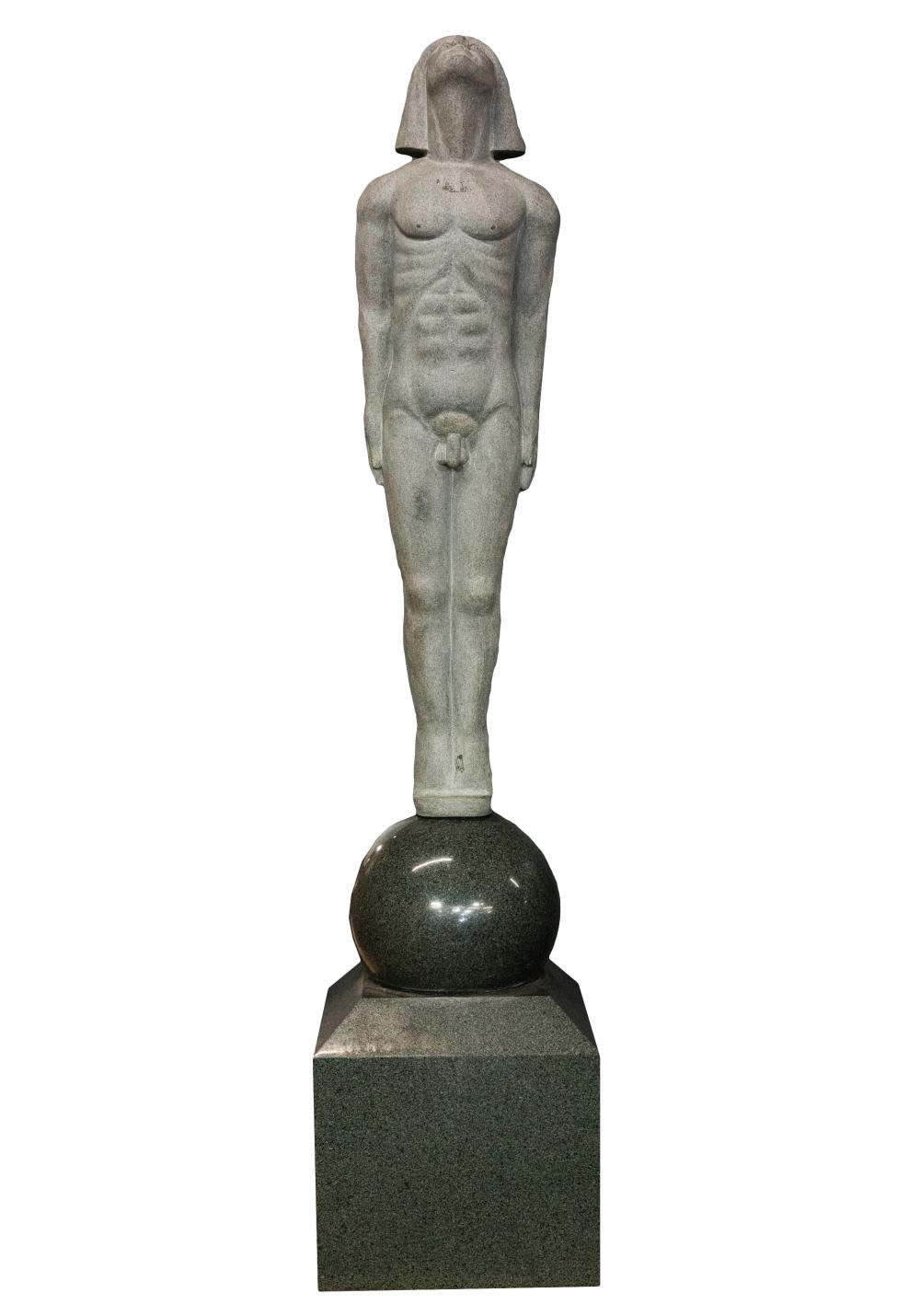 CARVED STONE SCULPTURE OF