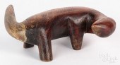 CARVED STYLIZED OTTER, EARLY 2