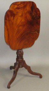 CARVED TILT TOP TABLEca. 1790;