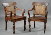 CARVED TROPICAL HARDWOOD ARMCH