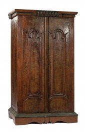 CARVED TROPICAL HARDWOOD ARMOI