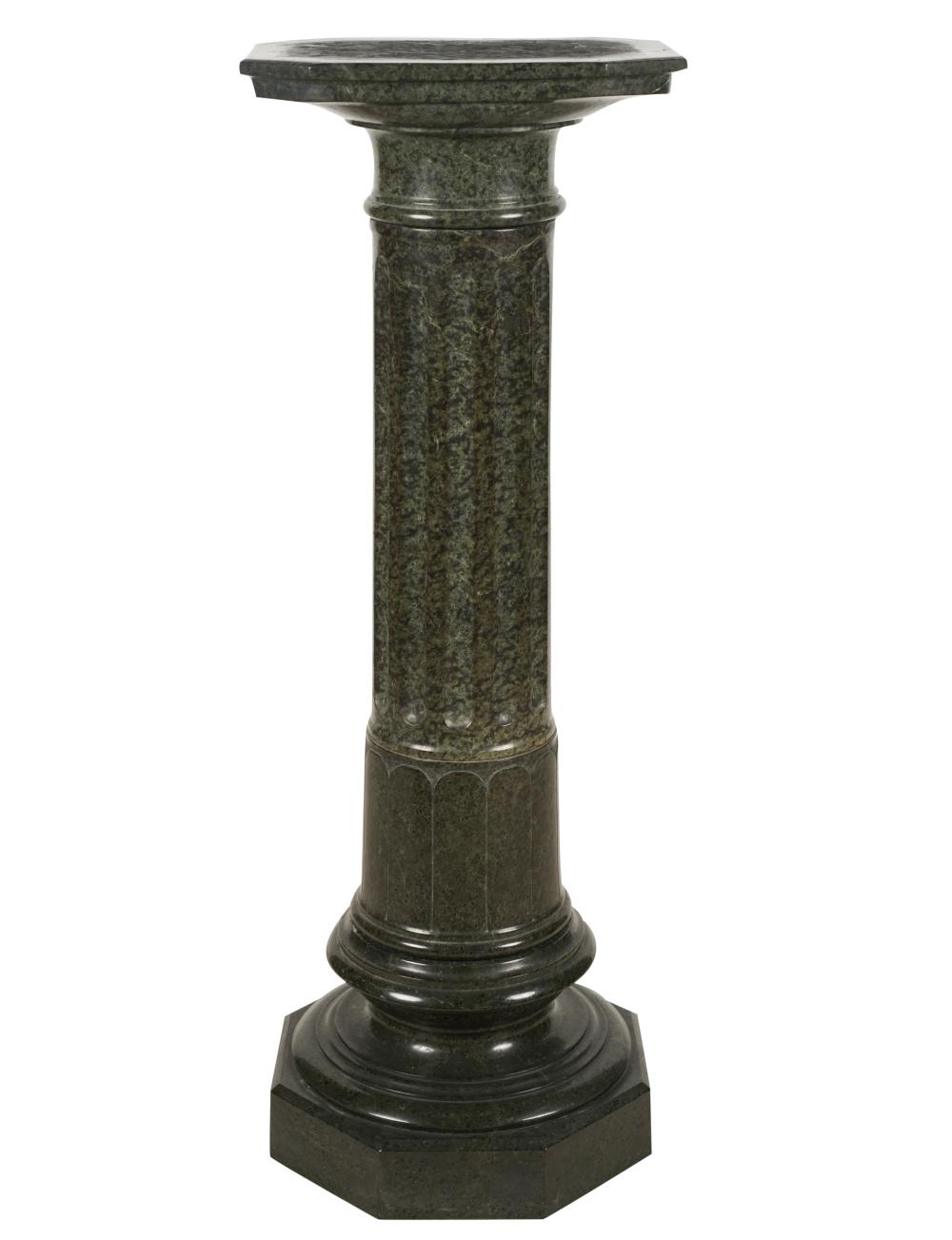 CARVED VERDE ANTICO MARBLE