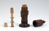 CARVED VICTORIAN ETUI CASE WIT
