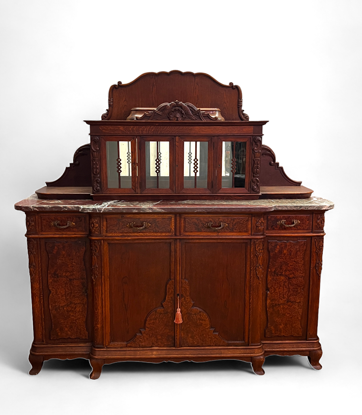 CARVED VICTORIAN MARBLE TOP CHINA