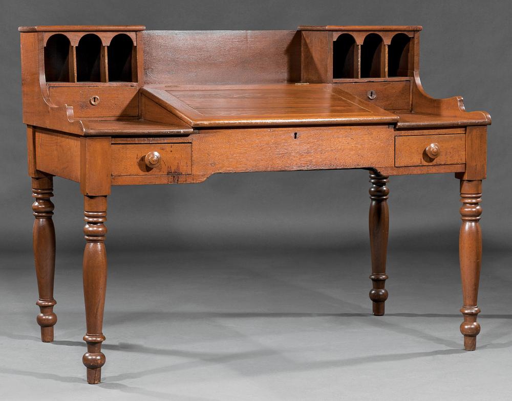 CARVED WALNUT AND CYPRESS