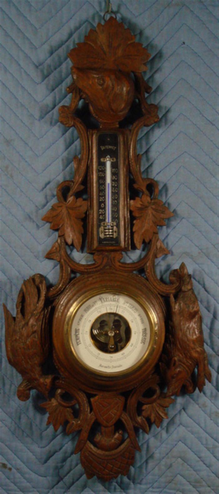 Carved walnut Black Forest