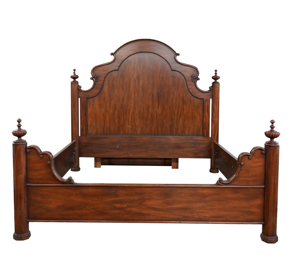 CARVED WALNUT KING-SIZED