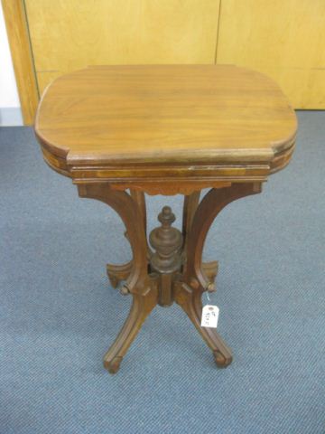 Carved Walnut Side Table 19th