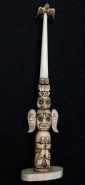 CARVED WALRUS IVORY NORTHWEST