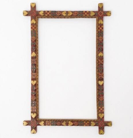 CARVED WEDDING FRAME, CA. 1900A