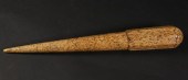 CARVED WHALEBONE FID, 18TH - 1