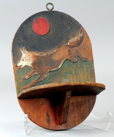 CARVED WOLF THEME NITE SHELF Made