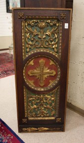 CARVED WOOD AND GILDED GESSO W