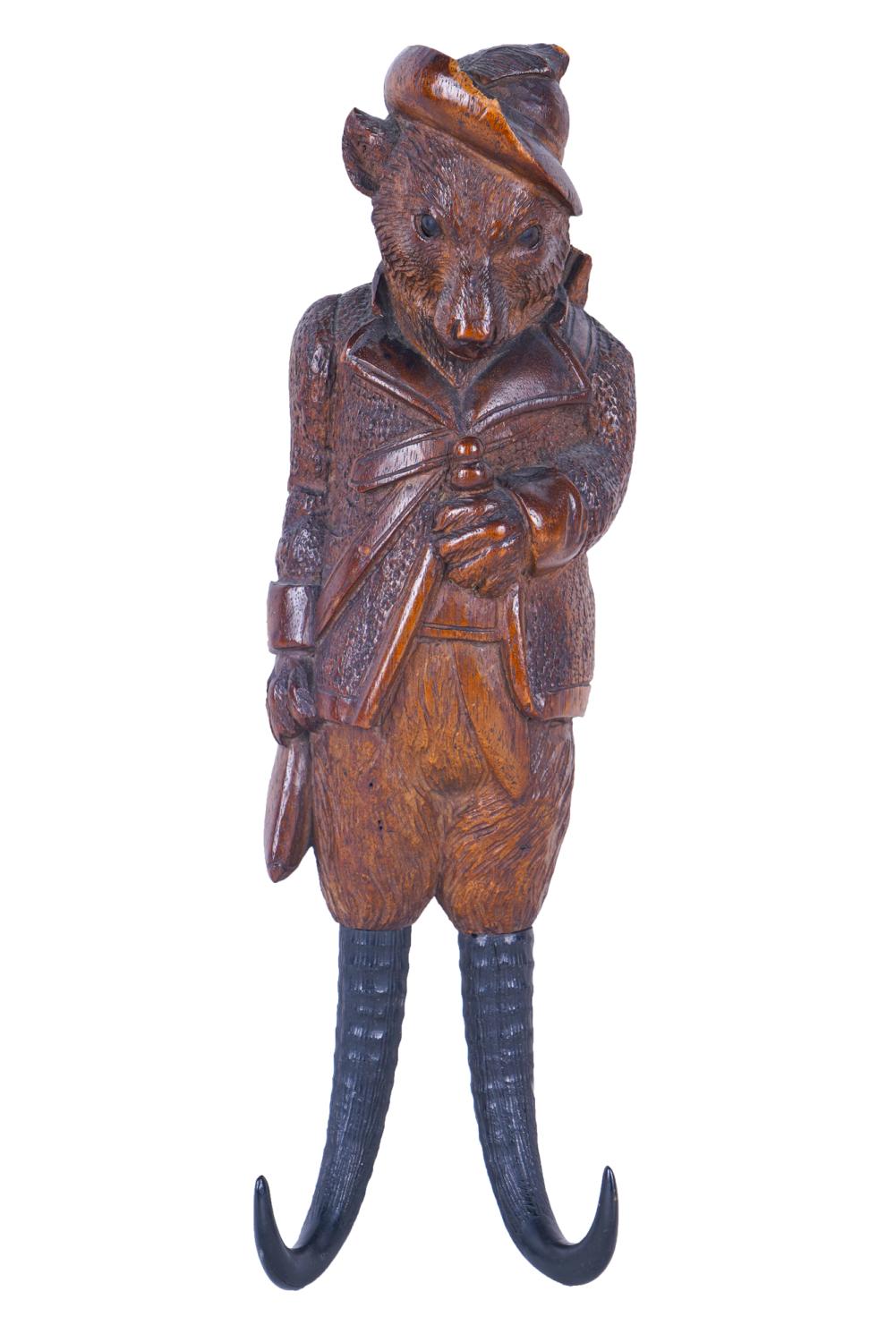 CARVED WOOD ANIMAL COAT