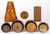 CARVED WOOD BUTTERPRINTS, 19TH