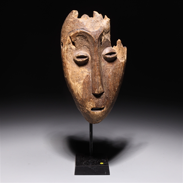 Carved wood central African